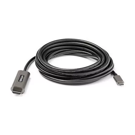 StarTech USB-C / Thunderbolt -> HDMI 2.0 M/M video kábel 6m fekete DP 1.4 Alt Mode HBR3