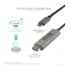 StarTech USB-C / Thunderbolt -> HDMI 2.0 M/M video kábel 6m fekete DP 1.4 Alt Mode HBR3