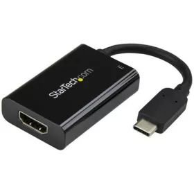   StarTech USB-C / Thunderbolt -> HDMI 2.0 M/F adapter 0.1m fekete DP Alt Mode