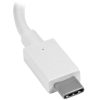 StarTech USB-C / Thunderbolt -> HDMI 1.4 M/F adapter 0.1m fehér DP Alt Mode