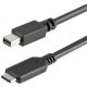 StarTech USB-C / Thunderbolt -> Mini DisplayPort 1.2 M/M video kábel 1m fekete DP Alt Mode