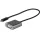 StarTech USB-C -> VGA M/F adapter 0.15m fekete