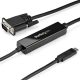 StarTech USB-C / Thunderbolt -> VGA M/M adatkábel 2m fekete DP Alt Mode HBR2