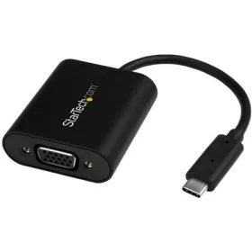   StarTech USB-C / Thunderbolt -> VGA M/F adapter 0.15m fekete