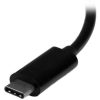 StarTech USB-C / Thunderbolt -> VGA DVI-I HDMI adapter 0.15m fekete DP Alt Mode