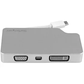   StarTech USB-C / Thunderbolt -> VGA Mini DisplayPort HDMI DVI-D M/F adapter 0.15m ezüst