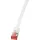 LogiLink SlimLine Flat RJ45 CAT6A U/FTP -> RJ45 CAT6A U/FTP M/M adatkábel 2m fehér