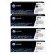 HP LaserJet 201X 3 darabos nagy kapacitású ciánkék/bíbor/sárga tonerkazetta