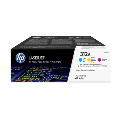 HP LaserJet 312A 3 darabos ciánkék/bíbor/sárga tonerkazetta