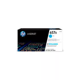 HP 657X nagy kapacitású cián LaserJet tonerkazetta