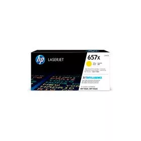 HP 657X nagy kapacitású sárga LaserJet tonerkazetta