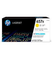 HP 657X nagy kapacitású sárga LaserJet tonerkazetta