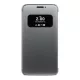 LG G5 LG tok álló FLIP, ablakos, SZÜRKE