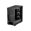 DeepCool Számítógépház - CG560 (fekete, ablakos, 1x14+3x12cm ventilátor, Mini-ITX / Mico-ATX / ATX / E-ATX, 2xUSB3.0)