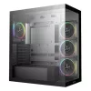 DeepCool Számítógépház - CG580 4F V2 (fekete, ablakos, 4x12cm A-RGB, BTF, ATX, 2xUSB3.0, 1xUSB2.0)