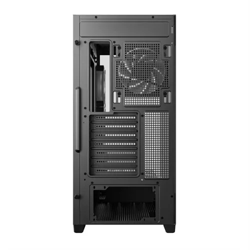 DeepCool Számítógépház - CG580 4F V2 (fekete, ablakos, 4x12cm A-RGB, BTF, ATX, 2xUSB3.0, 1xUSB2.0)
