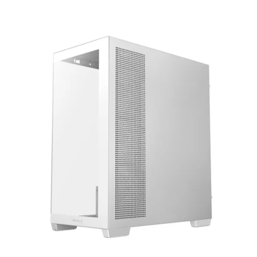 DeepCool Számítógépház - CG580 4F WH (fehér, ablakos, 4x12cm A-RGB, BTF, ATX, 2xUSB3.0, 1xUSB2.0)