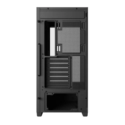 DeepCool Számítógépház - CG580 (fekete, ablakos, venti nélkül, BTS, ATX, 2xUSB3.0, 1xUSB2.0)