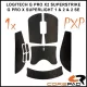 Corepad Logitech G PRO X SUPERLIGHT 1/2/2SE/X2 SS PXP Grips fekete
