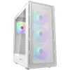 COUGAR GAMING COUGAR AIRFACE PURE RGB PC Case, Mid Tower, White
