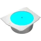 COUGAR GAMING COUGAR Luminous rotating platform for FV270, White