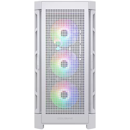 COUGAR GAMING COUGAR AIRFACE PRO RGB PC Case, Mid Tower, White
