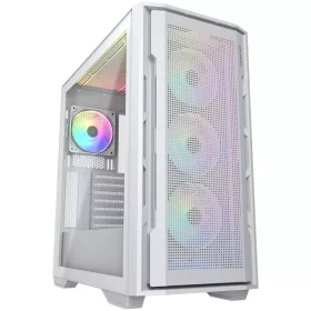 COUGAR GAMING COUGAR UNIFACE RGB PC Case, Mid Tower, White