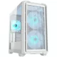 COUGAR GAMING COUGAR MX600 Mini RGB PC Case, Mini Tower, White