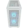 COUGAR GAMING COUGAR MX600 Mini RGB PC Case, Mini Tower, White