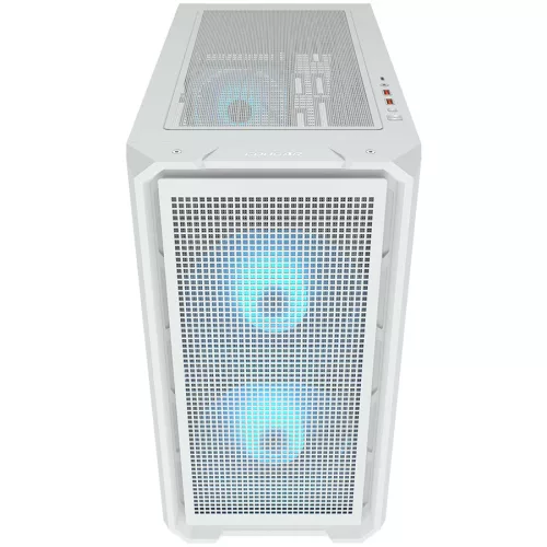 COUGAR GAMING COUGAR MX600 Mini RGB PC Case, Mini Tower, White
