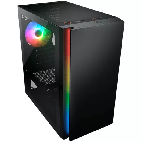 COUGAR GAMING COUGAR PURITY RGB PC Case, Mini Tower, Black
