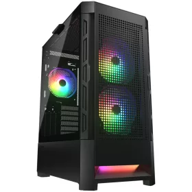 COUGAR GAMING COUGAR AIRFACE RGB PC Case, Mid Tower, Black