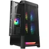 COUGAR GAMING COUGAR AIRFACE RGB PC Case, Mid Tower, Black