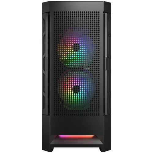 COUGAR GAMING COUGAR AIRFACE RGB PC Case, Mid Tower, Black