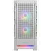 COUGAR GAMING COUGAR AIRFACE RGB PC Case, Mid Tower, White