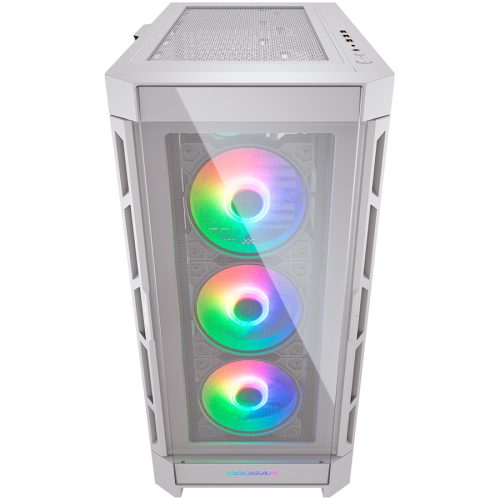 COUGAR GAMING COUGAR DUOFACE PRO RGB PC Case, Mid Tower, White