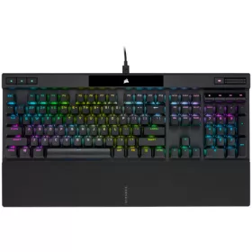   Corsair K70 RGB PRO Optical-Mechanical Gaming Keyboard, Backlit RGB LED, CORSAIR OPX, Black, Black PBT Keycaps, EAN:0840006660163