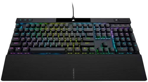 Corsair K70 RGB PRO Optical-Mechanical Gaming Keyboard, Backlit RGB LED, CORSAIR OPX, Black, Black PBT Keycaps, EAN:0840006660163
