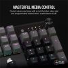 CORSAIR K70 CORE RGB Gamer billentyűzet, szürke/fekete