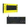 Corsair K60 PRO TKL RGB Optical-Mechanical Gaming Keyboard, Backlit RGB LED, CORSAIR OPX, Black