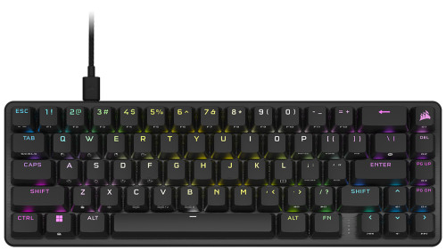 CORSAIR K65 PRO MN BLK OPX SILVER Gamer billentyűzet