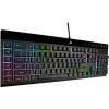 Corsair K55 RGB PRO XT Gaming Keyboard, Backlit Per-Key RGB LED, Rubberdome