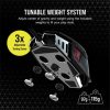 Corsair M65 RGB ULTRA Gaming Mouse, Backlit RGB LED, Optical, Silver ALU, Black