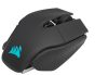Corsair M65 RGB ULTRA WIRELESS Gaming Mouse, Backlit RGB LED, Optical, Silver ALU, Black