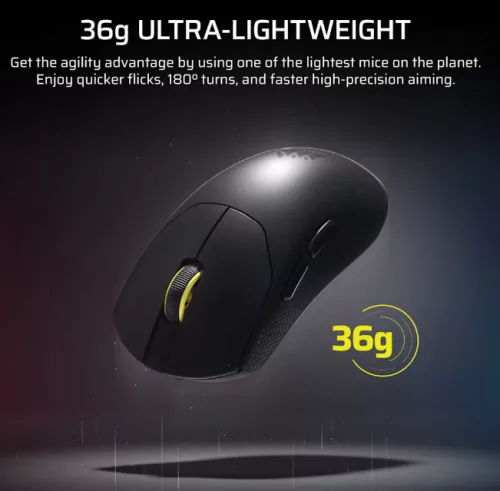 Corsair CH-931G000-WW Sabre V2 Pro Ultralight Wireless gaming egér fekete