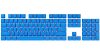 Corsair PBT DOUBLE-SHOT PRO Keycap Mod Kit, Standard Bottom Row, Blue