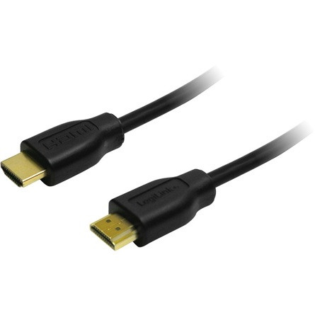 LogiLink HDMI 1.4 -> HDMI 1.4 M/M video kábel 0.5m fekete