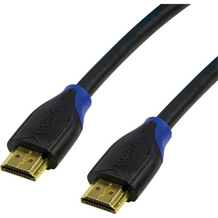 LogiLink HDMI 2.0 -> HDMI 2.0 M/M video kábel 2m fekete