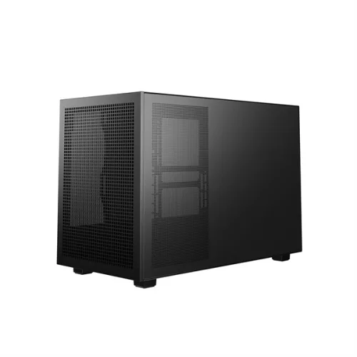 DeepCool Számítógépház - CH260 (fekete, Mini-ITX/Micro ATX (BTF), 2xUSB3.0, Type-C, fekete)
