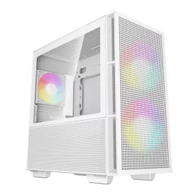   DeepCool Számítógépház - CH360 DIGITAL WH (fekete, 2x14cm +1x12 venti, Mini-ITX / Micro-ATX, 1xUSB3.0, A-RGB, fehér)